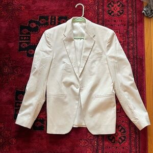 Zara Cream Blazer for Men